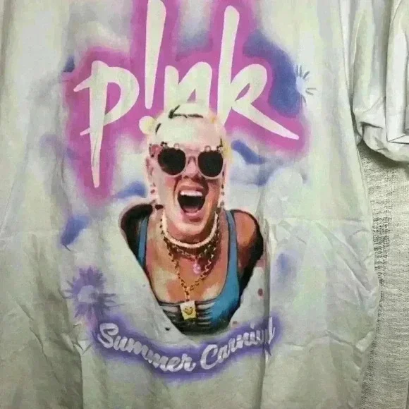 Pink Summer Carnival 2023 Shirt Size Large - Picture 2 of 5